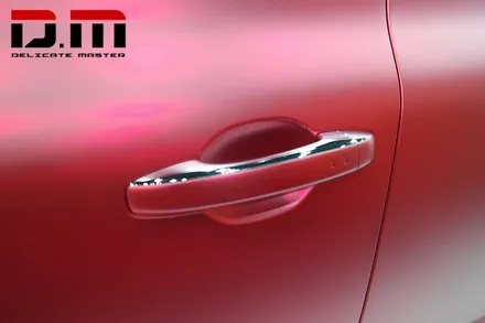 [디엠][대구랩핑전문] 삼성 SM6 - mactac 무광 Cherry Red 크롬 전체랩핑 시공 / 대구 수성구