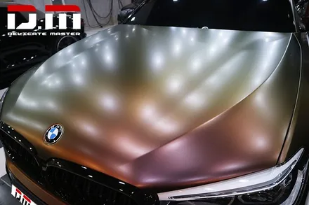 [디엠][자동차멀티샵][대구랩핑전문] BMW 5시리즈 G30 3M 카멜레온 필름 전체랩핑 + 무광카본 부분랩핑 시공 / 대구 수성구