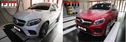 [디엠][자동차멀티샵][대구랩핑전문] 벤츠GLE350(SUV) 사이드미러 포인트랩핑(부분랩핑), 전체랩핑 시공 / 대구 수성구