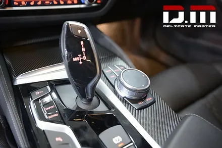 [디엠][대구랩핑전문] bmw 5시리즈 g30 루프스킨 + 사이드미러 부분랩핑(포인트랩핑) + 실내랩핑 (실내 카본랩핑) / 대구 수성구
