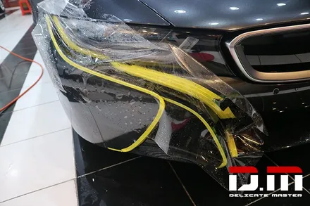 [디엠][자동차멀티샵][대구ppf보호필름전문] BMW i8 부분랩핑+썬팅+블랙박스,GPS+전체ppf보호필름,유리막코팅 시공 / 대구 수성구