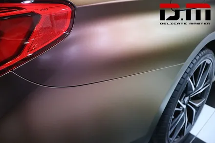 [디엠][자동차멀티샵][대구랩핑전문] BMW 5시리즈 G30 3M 카멜레온 필름 전체랩핑 + 무광카본 부분랩핑 시공 / 대구 수성구