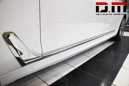 [디엠][자동차멀티샵][대구ppf,랩핑전문] BMW 7시리즈 740LD 전체 PPF 보호필름시공 + 미러,그릴 수전사 시공 + 유광카본블랙 루프,부분랩핑 + 유리막코팅 시공 / 대구 수성구