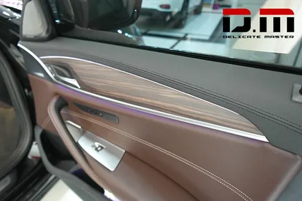 [디엠][자동차멀티샵][대구랩핑전문] bmw 5시리즈 g30 실내랩핑(실내카본랩핑) 시공 / 대구 수성구