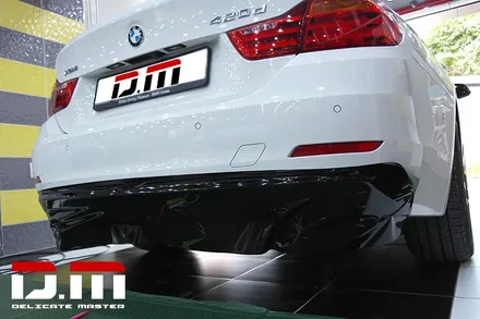 [디엠][자동차멀티샵][대구랩핑전문] bmw 4시리즈 부분랩핑(디퓨저랩핑) / 대구 수성구
