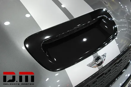 [디엠][자동차멀티샵][대구랩핑전문] BMW 미니쿠페 데칼시공 + 사이드미러 포인트랩핑(부분랩핑) 시공 / 대구 수성구