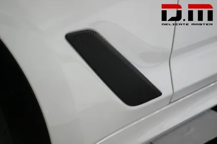 [디엠][자동차멀티샵][대구랩핑전문] bmw g30 5시리즈 ppf보호필름(전면패키지)시공 + 무광카본 부분랩핑 시공 / 대구 수성구