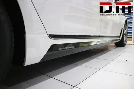 [디엠][자동차멀티샵][대구ppf,랩핑전문] BMW 7시리즈 740LD 전체 PPF 보호필름시공 + 미러,그릴 수전사 시공 + 유광카본블랙 루프,부분랩핑 + 유리막코팅 시공 / 대구 수성구