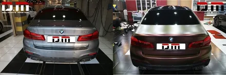 [디엠][자동차멀티샵][대구랩핑전문] BMW 5시리즈 G30 3M 카멜레온 필름 전체랩핑 + 무광카본 부분랩핑 시공 / 대구 수성구