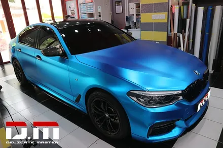 [디엠][자동차멀티샵][대구랩핑전문]bmw 5시리즈(g30) 전체랩핑,무광카본 가니쉬부분랩핑,도어락(포인트랩핑),ppf생활보호패키지,라이트필름,사이드스텝,퓨어그래스매트 시공 / 대구 수성구