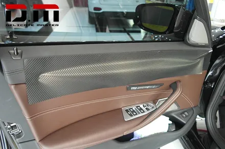 [디엠][자동차멀티샵][대구랩핑전문] bmw 5시리즈 g30 실내랩핑(실내카본랩핑) 시공 / 대구 수성구