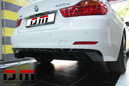[디엠][자동차멀티샵][대구랩핑전문] bmw 4시리즈 부분랩핑(디퓨저랩핑) / 대구 수성구