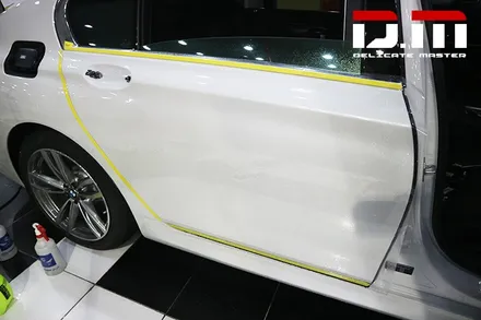 [디엠][자동차멀티샵][대구ppf,랩핑전문] BMW 7시리즈 740LD 전체 PPF 보호필름시공 + 미러,그릴 수전사 시공 + 유광카본블랙 루프,부분랩핑 + 유리막코팅 시공 / 대구 수성구