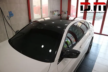 [디엠][자동차멀티샵][대구랩핑전문] BMW 5시리즈 루프스킨 + 부분랩핑(bmw3색랩핑) 시공 / 대구 수성구