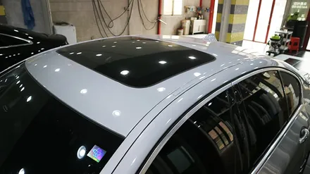 [디엠][자동차멀티샵][대구랩핑전문] BMW 5시리즈 전체랩핑/루프스킨/사이드미러,리어디퓨저 부분랩핑 시공 / 대구 수성구