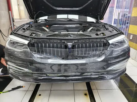 (PPF.랩핑.전문) BMW 5시리즈 보험수리(앞범퍼.앞횐다.라이트)PPF시공 BMW전문 시공업체 / 대구 수성구