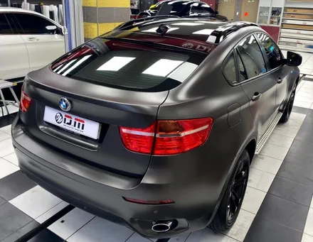 <BMW X6>  랩핑 카스킨 휠도색, 가죽복원, 데쉬보드 복원, 썬팅 시공 후기. / 대구 수성구