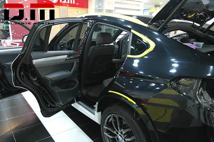 [디엠][자동차멀티샵][대구랩핑전문] bmw x4 전체랩핑 + 사이드미러 카본블랙 포인트랩핑 ( 카본부분랩핑 ) / 대구 수성구