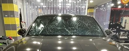 <포르쉐 카이엔 쿠페> 대구썬팅/ 수입차썬팅, 다가오는 여름철 인기폭발! 글라스틴트 레이니블루 썬팅시공후기. / 대구 수성구