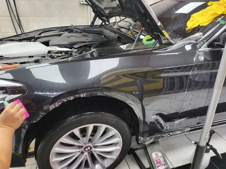 (PPF.랩핑.전문) BMW 5시리즈 보험수리(앞범퍼.앞횐다.라이트)PPF시공 BMW전문 시공업체 / 대구 수성구