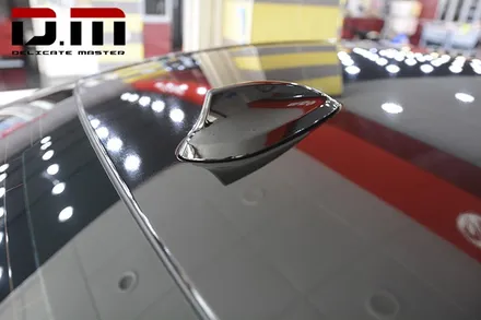 [디엠][대구랩핑전문] bmw 5시리즈 g30 루프스킨 + 사이드미러 부분랩핑(포인트랩핑) + 실내랩핑 (실내 카본랩핑) / 대구 수성구