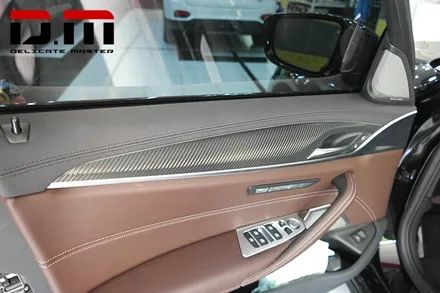 [디엠][자동차멀티샵][대구랩핑전문] bmw 5시리즈 g30 실내랩핑(실내카본랩핑) 시공 / 대구 수성구