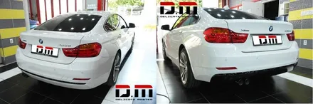 [디엠][자동차멀티샵][대구랩핑전문] bmw 4시리즈 부분랩핑(디퓨저랩핑) / 대구 수성구