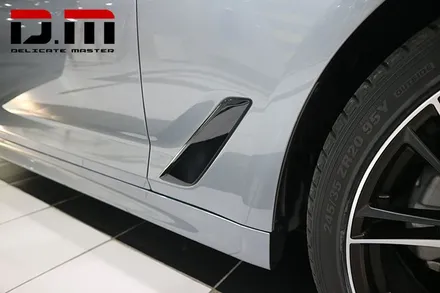 [디엠][자동차멀티샵][대구랩핑전문] BMW 5시리즈 G30 3M 카멜레온 필름 전체랩핑 + 무광카본 부분랩핑 시공 / 대구 수성구