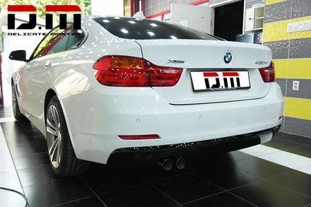 [디엠][자동차멀티샵][대구랩핑전문] bmw 4시리즈 부분랩핑(디퓨저랩핑) / 대구 수성구