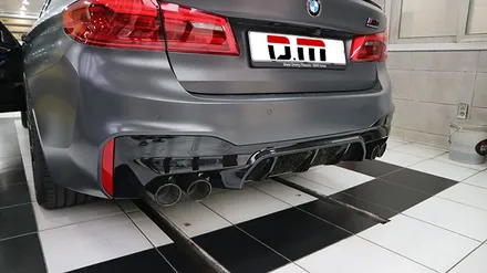 [대구자동차멀티샵/대구유리막코팅/대구랩핑/대구ppf/ BMW M5 프론트패키지/부분랩핑 시공] / 대구 수성구