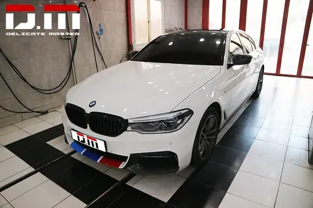 [디엠][자동차멀티샵][대구랩핑전문] BMW 5시리즈 루프스킨 + 부분랩핑(bmw3색랩핑) 시공 / 대구 수성구