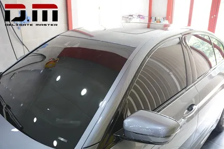 [디엠][대구랩핑전문] bmw 5시리즈 g30 루프스킨 + 사이드미러 부분랩핑(포인트랩핑) + 실내랩핑 (실내 카본랩핑) / 대구 수성구