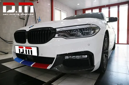 [디엠][자동차멀티샵][대구랩핑전문] BMW 5시리즈 루프스킨 + 부분랩핑(bmw3색랩핑) 시공 / 대구 수성구