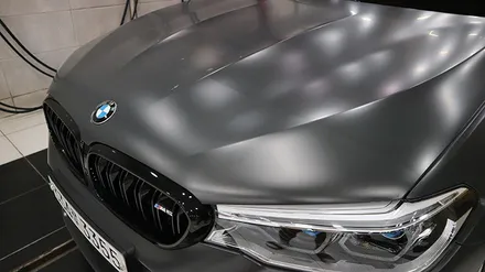 [대구자동차멀티샵/대구유리막코팅/대구랩핑/대구ppf/ BMW M5 프론트패키지/부분랩핑 시공] / 대구 수성구