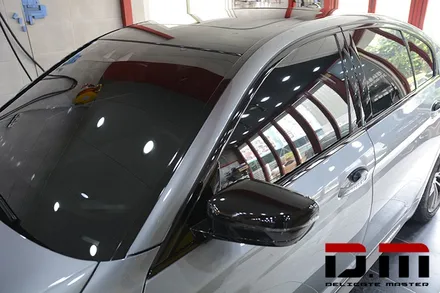 [디엠][대구랩핑전문] bmw 5시리즈 g30 루프스킨 + 사이드미러 부분랩핑(포인트랩핑) + 실내랩핑 (실내 카본랩핑) / 대구 수성구