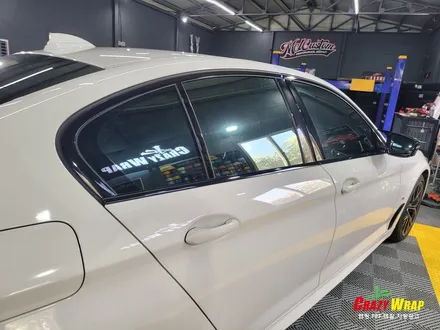 부산정관 \'BMW 530i\' 크롬죽이기 시공 후기 / 부산 기장군