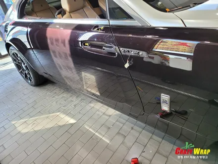 부산랩핑 \'롤스로이스 레이스 랩핑\' 시공후기 / 부산 기장군