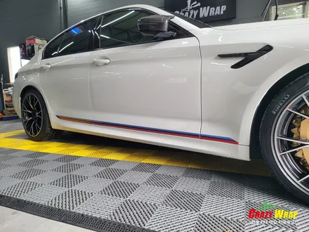 부산정관 \'BMW M5\' 유리보호필름 사이드데칼 PPF 시공후기 / 부산 기장군