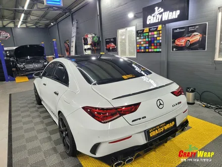 부산정관 \'벤츠CLA 45 AMG\' 택랩 아주르마야 블루 랩핑후기 / 부산 기장군