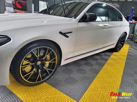 부산정관 \'BMW M5\' 유리보호필름 사이드데칼 PPF 시공후기 / 부산 기장군