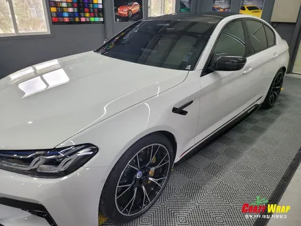 [부산정관] \'BMW M5\' 택랩 전체랩핑 시공후기 / 부산 기장군