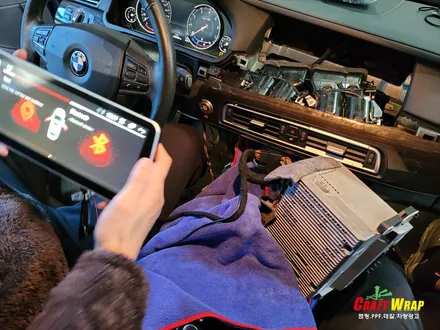 대구 \'BMW 740i 안드로이드 올인원\'시공 후기 / 부산 기장군