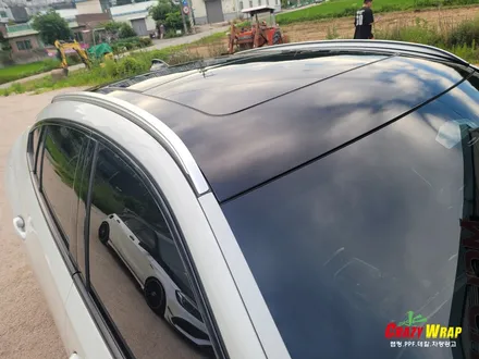 부산정관 \'BMW X6\' 루프스킨 창틀크롬죽이기 시공후기 / 부산 기장군