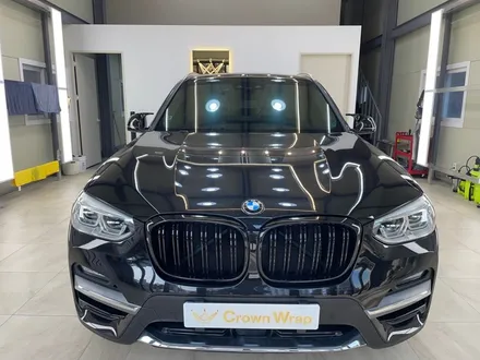 BMW X3 전체크롬죽이기(B필러 PPF, 스포일러, 루프랙) / 부산 사상구