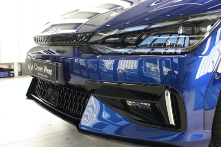 부산 랩핑 EV6 GT 전체 시공 무광 블루 매력적이네 / 부산 사상구