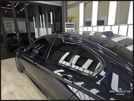 부산 사상 랩핑 PPF 전문 BMW G30 520I 윈도우 크롬 죽이기 가격과 시공 / 부산 사상구