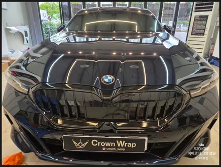 양산 랩핑 BMW 5시리즈 (G60) 아이코닉 그릴 블랙 크롬죽이기 랩핑으로 드레스업 효과 / 부산 사상구