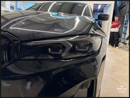스모그 헤드라이트 PPF시공 하는이유, BMW 340I 라이트 필름 작업 / 부산 사상구