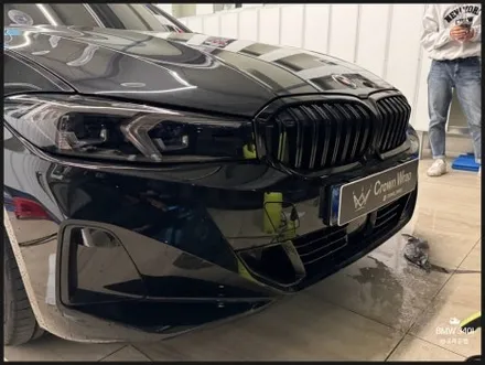 스모그 헤드라이트 PPF시공 하는이유, BMW 340I 라이트 필름 작업 / 부산 사상구