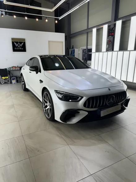 부산랩핑 AMG GT43 전체랩핑,전체 크롬죽이기  퀄리티 마감 랩핑 잘하는 곳 / 부산 사상구